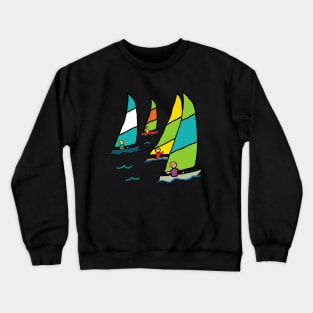 Sailing Dinghy Race Crewneck Sweatshirt